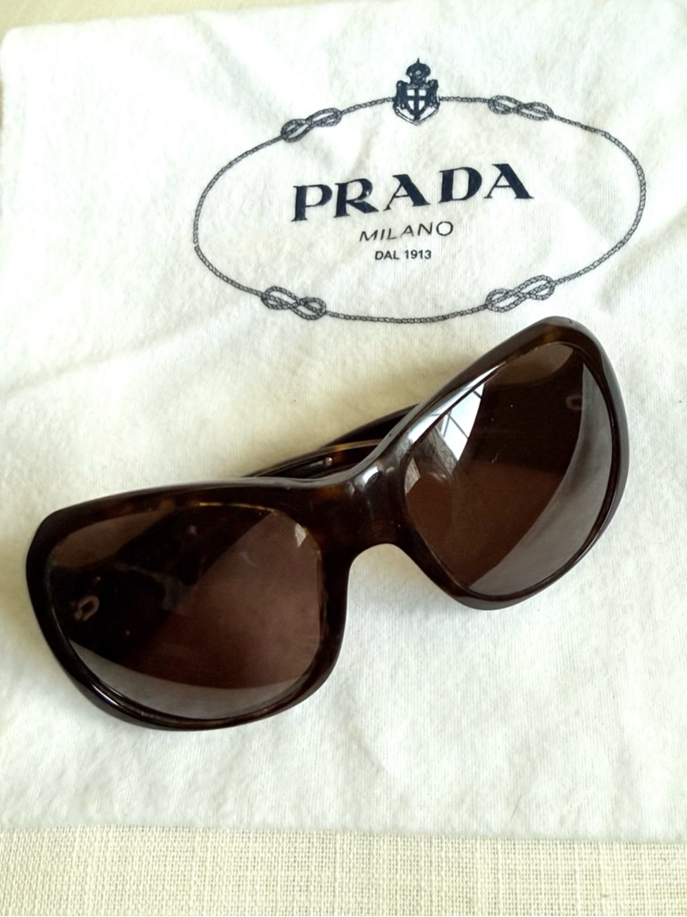 Prada Tortoise Shell Sunglasses